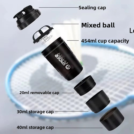 550ml Mixing Shaker Bottle for Protein and Sports Drinks