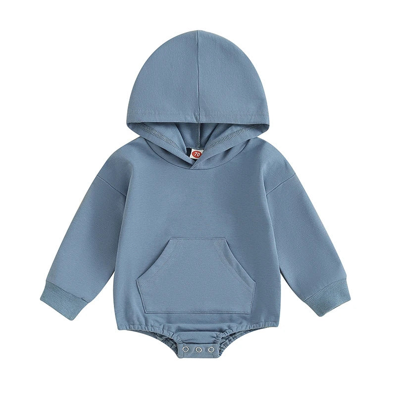 Baby Hooded Jumpsuit Soft Cotton Romper
